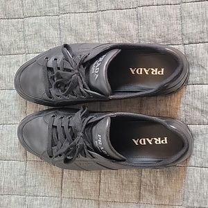 Prada Men's Black Sneakers Size 11.5